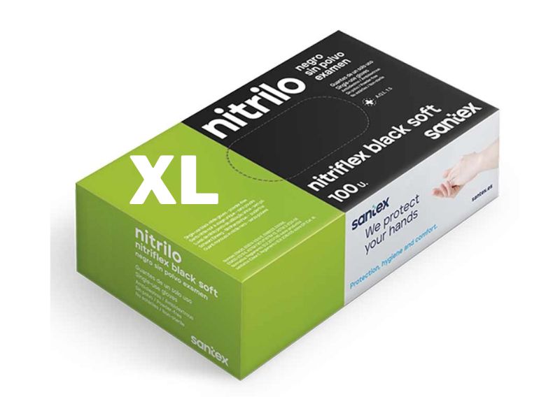guante-nitrilo-negro-desechable-tattoo-tatuaje-tatuador-santex-100-talla