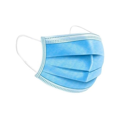 Mascarillas celestes desechables x 50
