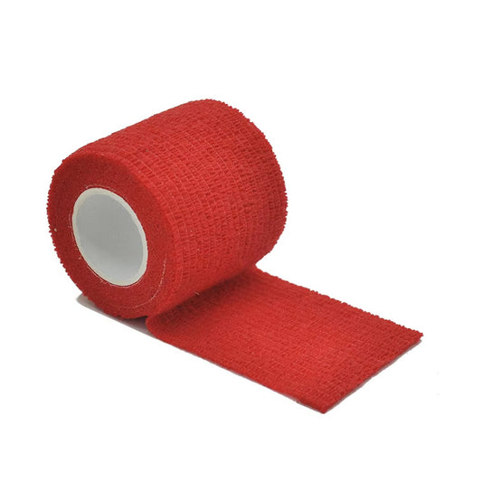 Venda elástica cohesiva cubre Grip Roja 5cms